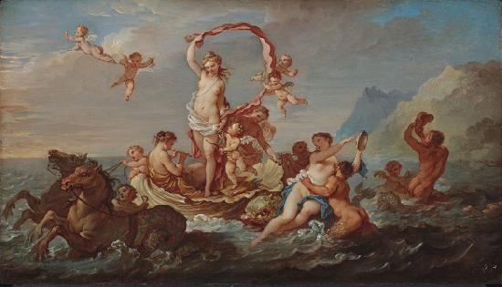 Charles-Joseph Natoire Le Triomphe d'Amphitrite. oil painting picture